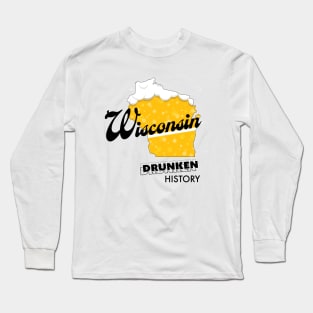 Beer Overflow Design Long Sleeve T-Shirt